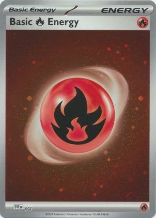 Scarlet & Violet 151 EN2 Basic Fire Energy (Cosmo Holo)
