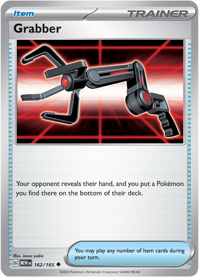Scarlet & Violet 151 #162/165 Grabber (Standard)