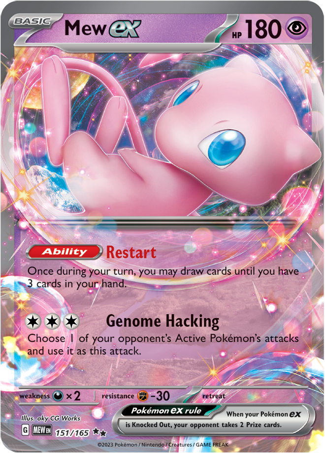 Scarlet & Violet 151 #151/165 Mew ex (Double Rare)