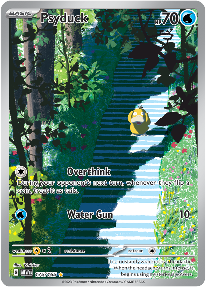 Scarlet & Violet 151 #175/165 Psyduck (Illustration Rare)