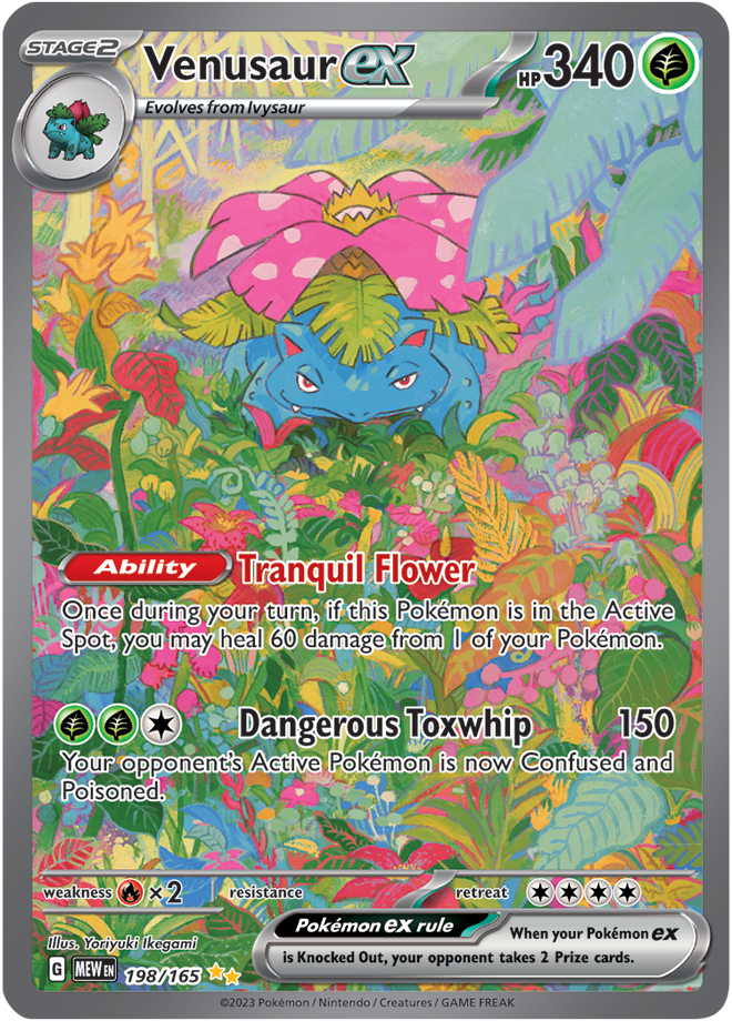Scarlet & Violet 151 #198/165 Venusaur ex (Special Illustration Rare)