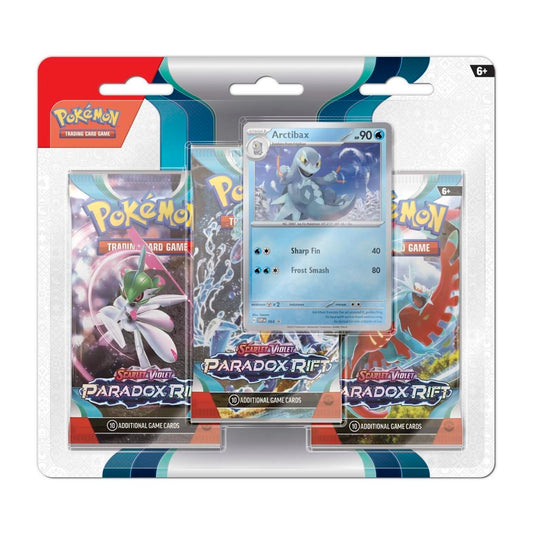 Pokémon Scarlet & Violet Paradox Rift 3 Pack Blister - Arctibax