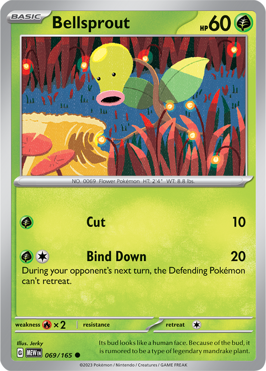 Scarlet & Violet 151 #069/165 Bellsprout (Standard)