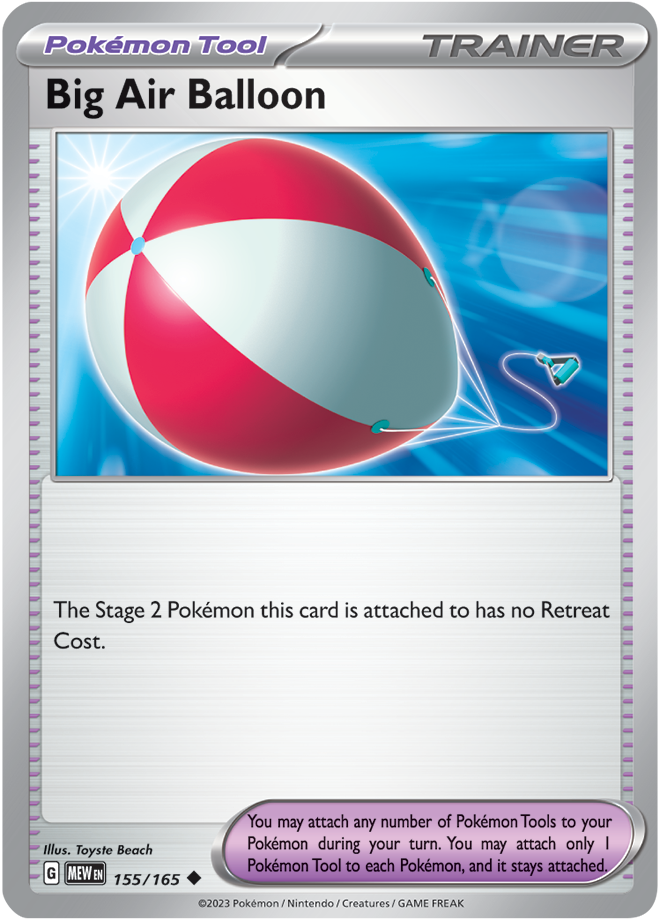 Scarlet & Violet 151 #155/165 Big Air Balloon (Standard)