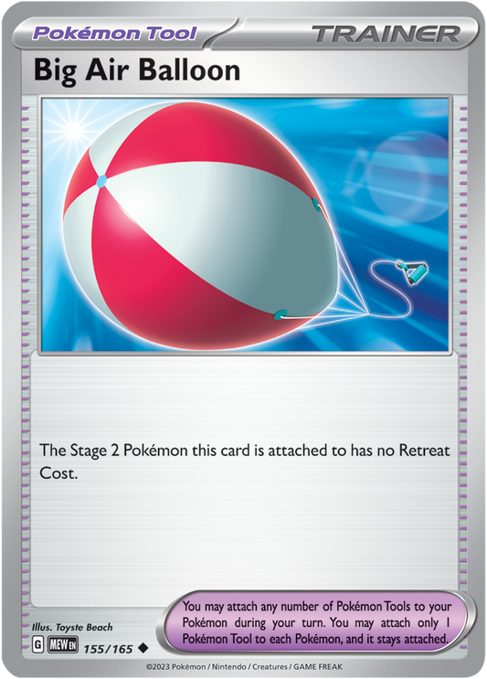 Scarlet & Violet 151 #155/165 Big Air Balloon (Standard)