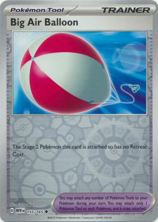 Scarlet & Violet 151 #155/165 Big Air Balloon (Reverse Holo)