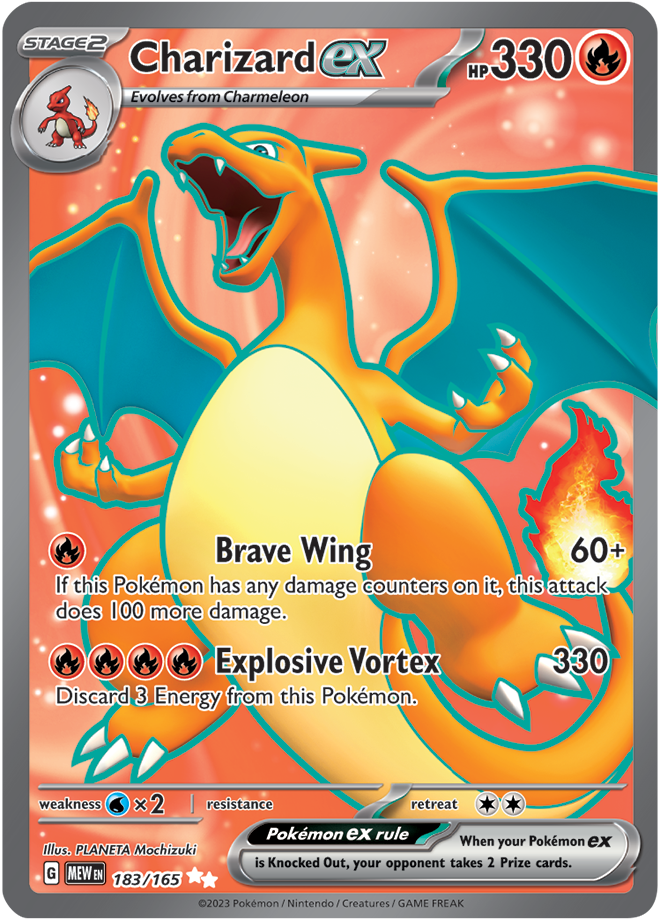 Scarlet & Violet 151 #183/165 Charizard ex (Full Art)