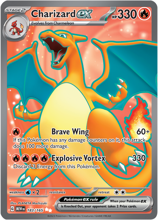 Scarlet & Violet 151 #183/165 Charizard ex (Full Art)