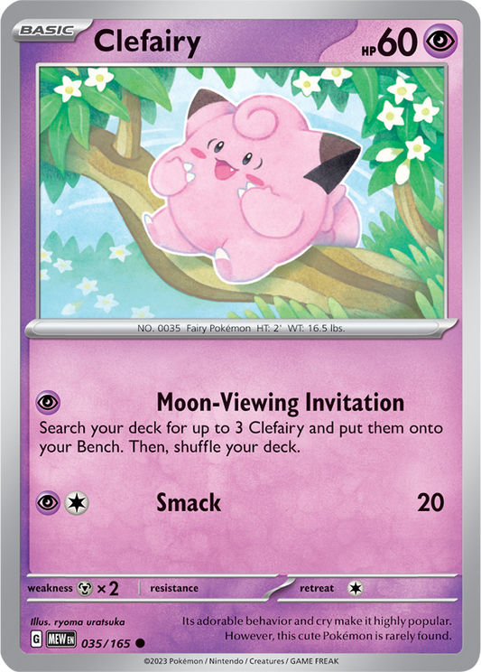 Scarlet & Violet 151 #035/165 Clefairy (Standard)