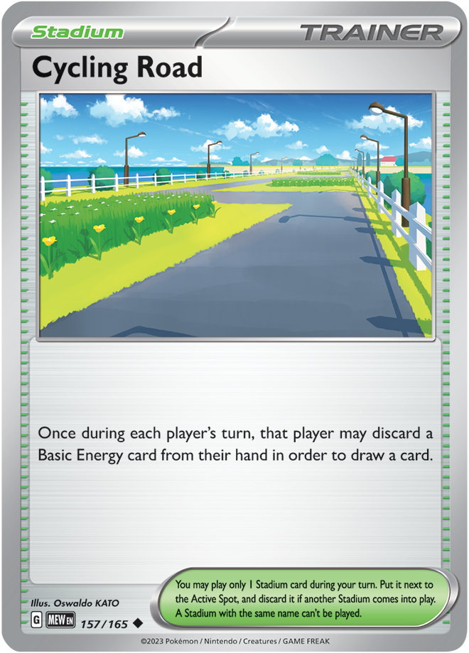 Scarlet & Violet 151 #157/165 Cycling Road (Standard)