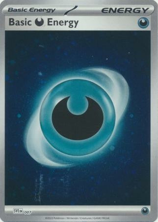 Scarlet & Violet 151 EN7 Basic Darkness Energy (Cosmo Holo)