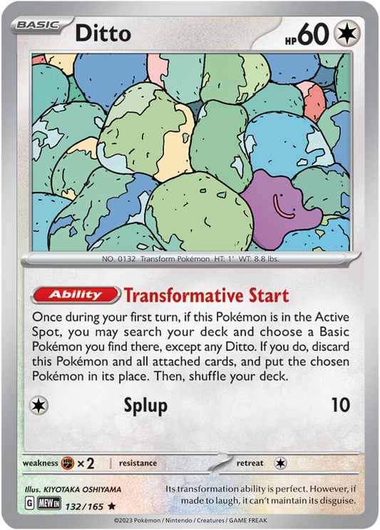 Scarlet & Violet 151 #132/165 Ditto (Holo)