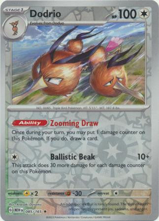 Scarlet & Violet 151 #085/165 Dodrio (Reverse Holo)