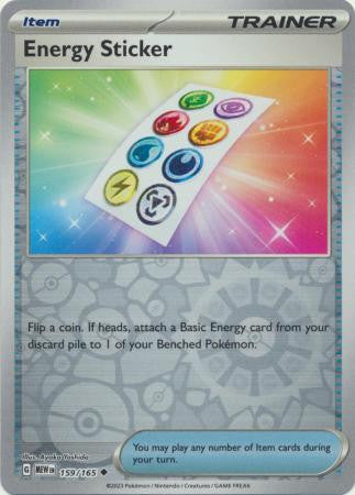 Scarlet & Violet 151 #159/165 Energy Sticker (Reverse Holo)
