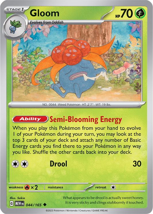 Scarlet & Violet 151 #044/165 Gloom (Standard)