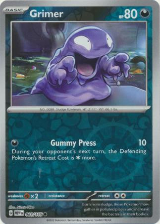 Scarlet & Violet 151 #088/165 Grimer (Reverse Holo)