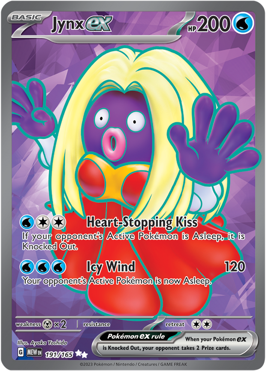 Scarlet & Violet 151 #191/165 Jynx ex (Full Art)