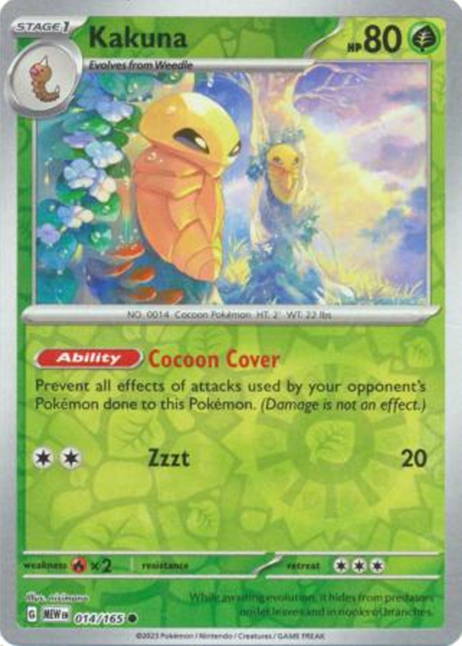 Scarlet & Violet 151 #014/165 Kakuna (Reverse Holo)