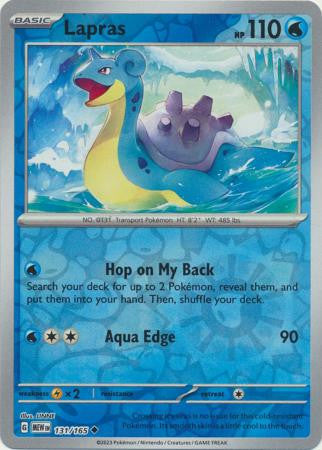 Scarlet & Violet 151 #131/165 Lapras (Reverse Holo)