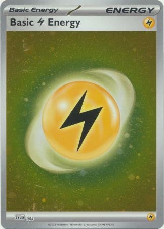 Scarlet & Violet 151 EN4 Basic Lightning Energy (Cosmo Holo)