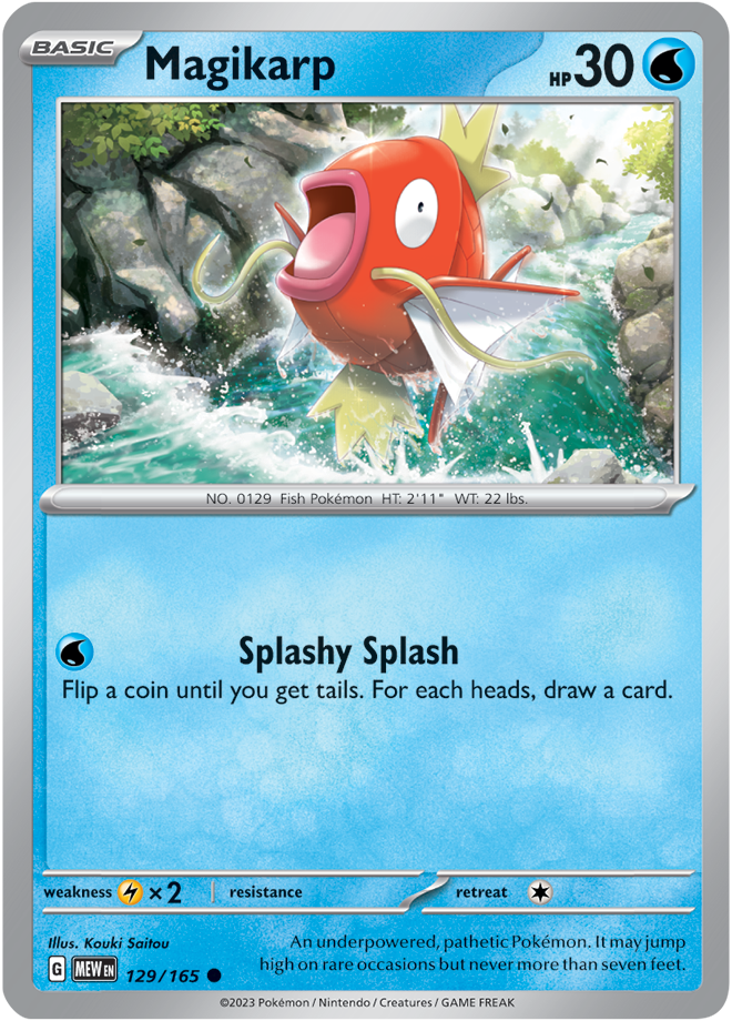 Scarlet & Violet 151 #129/165 Magikarp (Standard)