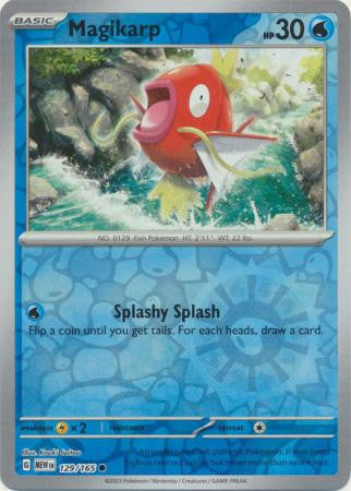 Scarlet & Violet 151 #129/165 Magikarp (Reverse Holo)