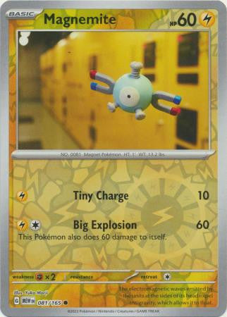 Scarlet & Violet 151 #081/165 Magnemite (Reverse Holo)