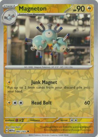 Scarlet & Violet 151 #082/165 Magneton (Reverse Holo)