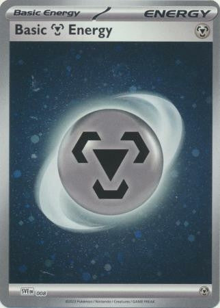 Scarlet & Violet 151 EN8 Basic Metal Energy (Cosmo Holo)