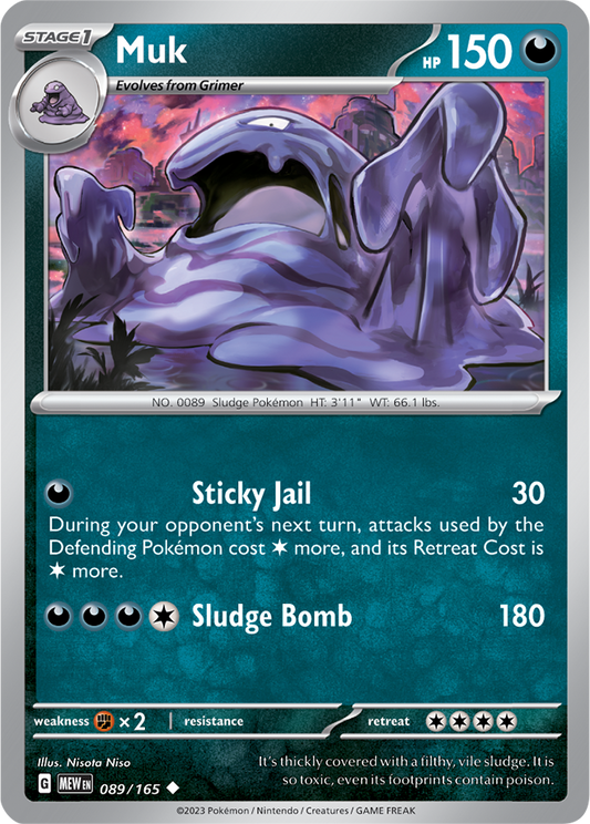 Scarlet & Violet 151 #089/165 Muk (Standard)
