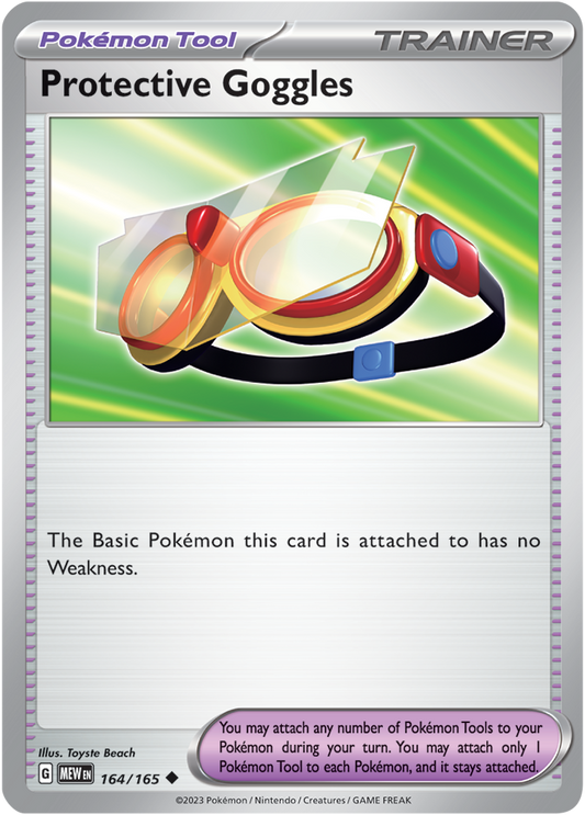 Scarlet & Violet 151 #164/165 Protective Goggles (Standard)
