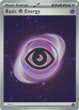 Scarlet & Violet 151 EN5 Basic Psychic Energy (Cosmo Holo)