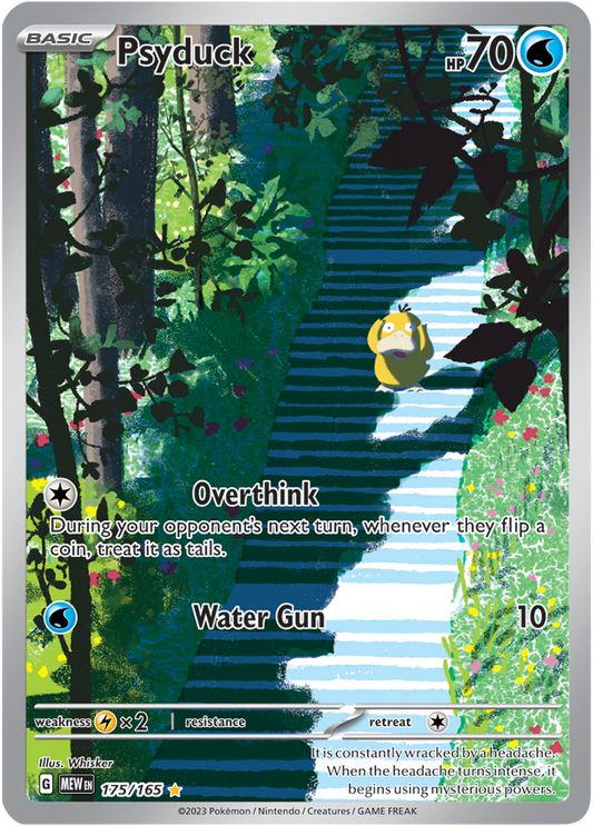 Scarlet & Violet 151 #175/165 Psyduck (Illustration Rare)