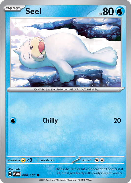 Scarlet & Violet 151 #086/165 Seel (Standard)