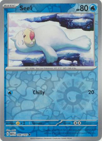 Scarlet & Violet 151 #086/165 Seel (Reverse Holo)