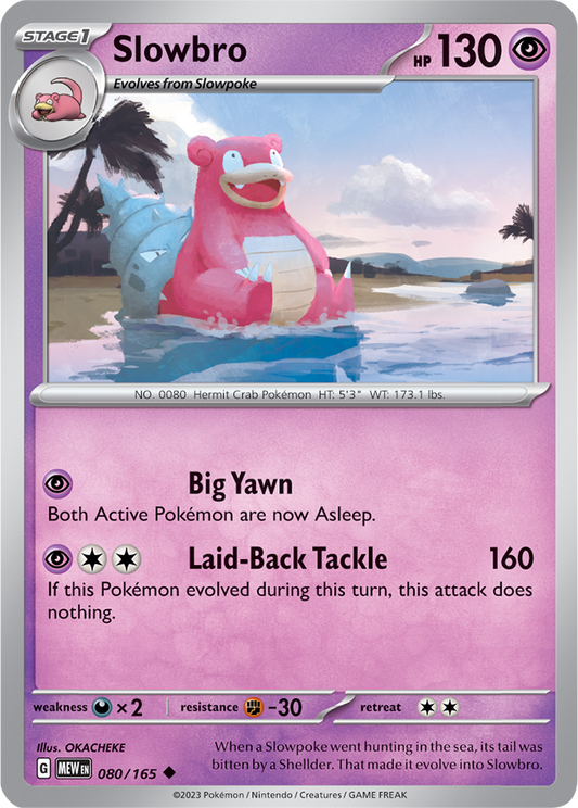 Scarlet & Violet 151 #080/165 Slowbro (Standard)