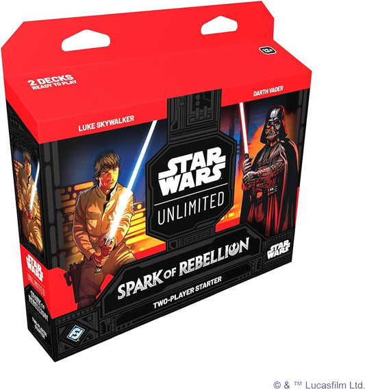 Star Wars: Unlimited Spark of Rebellion Starter Set (Luke Vs Vader)