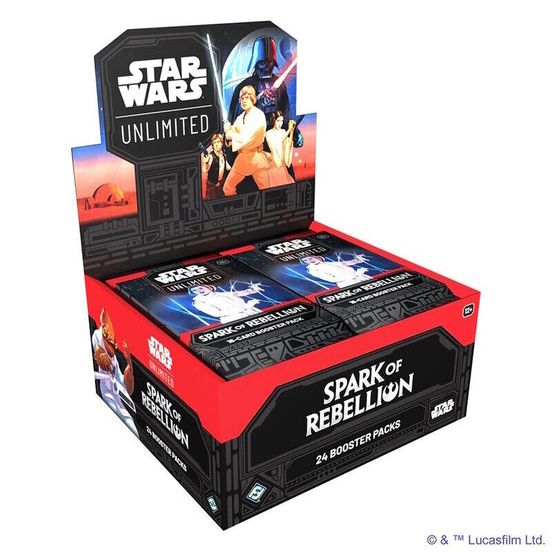Star Wars: Unlimited Spark of Rebellion Booster Box (24 Packs)