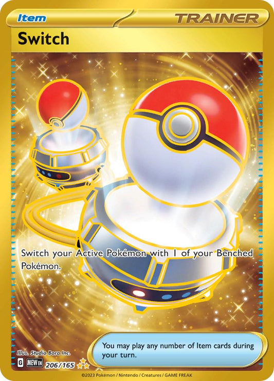 Scarlet & Violet 151 #206/165 Switch (Secret Rare)