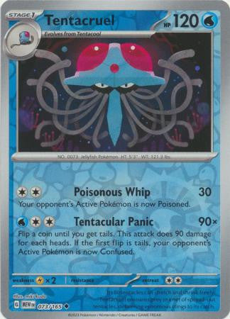 Scarlet & Violet 151 #073/165 Tentacruel (Reverse Holo)