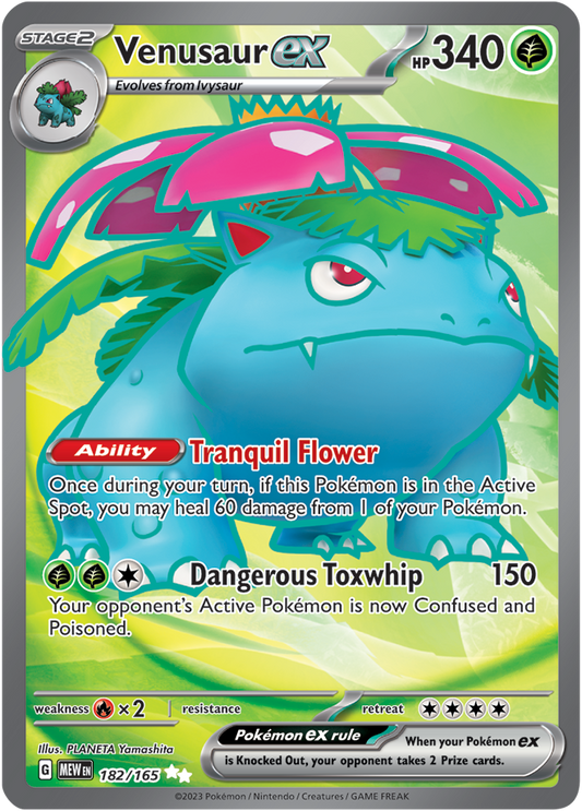Scarlet & Violet 151 #182/165 Venusaur ex (Full Art)