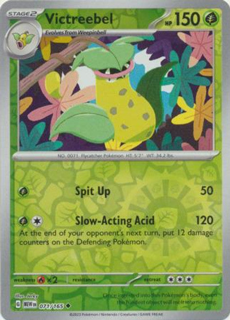 Scarlet & Violet 151 #071/165 Victreebell (Reverse Holo)