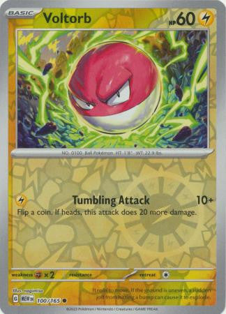 Scarlet & Violet 151 #100/165 Voltorb (Reverse Holo)