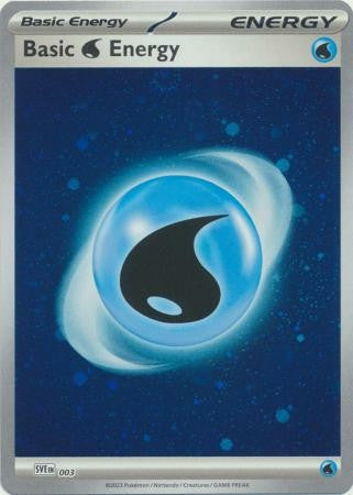Scarlet & Violet 151 EN3 Basic Water Energy (Cosmo Holo)